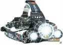 LATARKA CZOŁOWA CZOŁÓWKA NA GŁOWĘ 3LED T6 cree xm l MOCNA AKUMULATOROWA