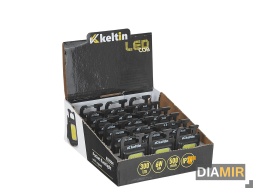 MINI LATARKA kieszonkowa z magnesem LED COB 6W 500mAh 300lm IPX4 BRELOK