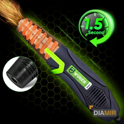 MINI OPALARKA ELEKTRYCZNA Z REGULACJĄ 2 BIEGI 350°C GORĄCE POWIETRZE WUBER