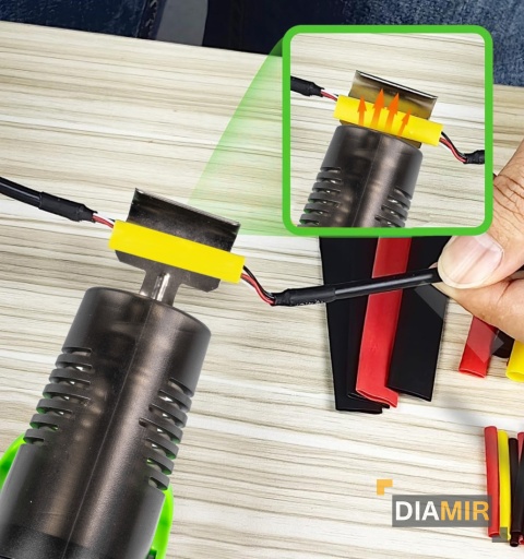 MINI OPALARKA ELEKTRYCZNA Z REGULACJĄ 2 BIEGI 350°C GORĄCE POWIETRZE WUBER