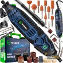 MINI SZLIFIERKA 200W FREZARKA WIELOFUNKCYJNA + STOJAK + AKCESORIA ZESTAW XXL