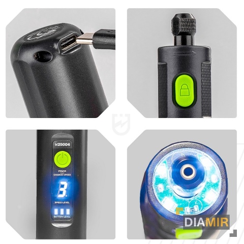 MINI SZLIFIERKA WIELOFUNKCYJNA FREZARKA DO GRAWEROWANIA POLEROWANIA WUBER