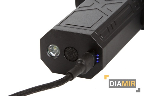 MINI TURBO JET DMUCHAWA NA AKUMULATOR sprężone powietrze LATARKA USB