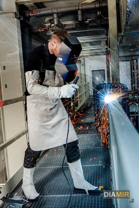 NEO FARTUCH SPAWALNICZY SKÓRZANY OCHRONNY DLA SPAWACZA 60x90 CM