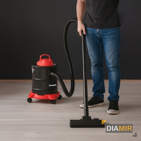 ODKURZACZ PRZEMYSŁOWY bezworkowy 20 L 1600 W DO POPIOŁU KOMINKA SADZY PIECA