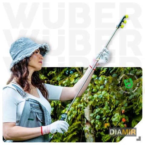 OPRYSKIWACZ AKUMULATOROWY OGRODOWY ELEKTRYCZNY LEKKI 8L ZESTAW LANCA WUBER