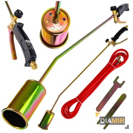 PALNIK GAZOWY DEKARSKI KELTIN MAX 1XX 850 MM + 5 M WĄŻ