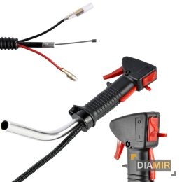 PRAWA RĄCZKA MANETKA GAZU DO KOSY SPALINOWEJ NAC DEMON UNIWERSALNA 19MM