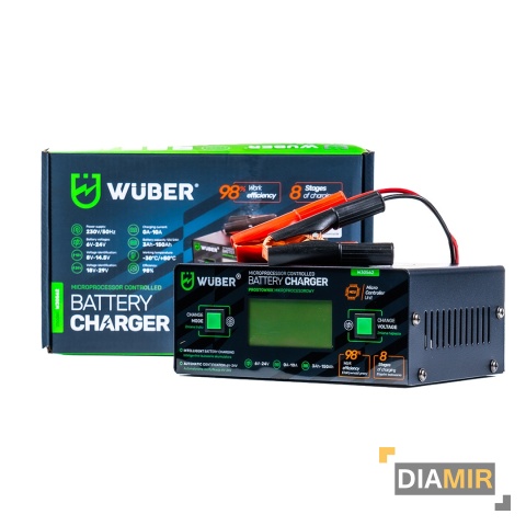 PROSTOWNIK 6/8/12/14/16/24V MIKROPROCESOROWY ŁADOWARKA DO AKUMULATORA 10A