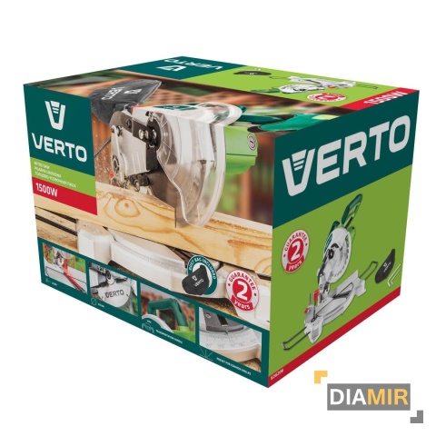 Pilarka piła ukosowa ukośnica 1500 W tarcza 210 x 30 mm VERTO