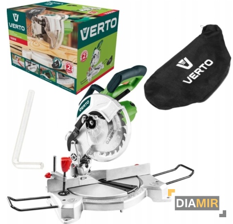 Pilarka piła ukosowa ukośnica 1500 W tarcza 210 x 30 mm VERTO