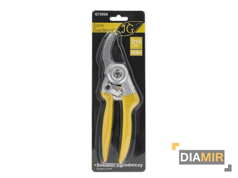 Sekator ogrodniczy ręczny z ostrzem mijającym 215 mm 65Mn