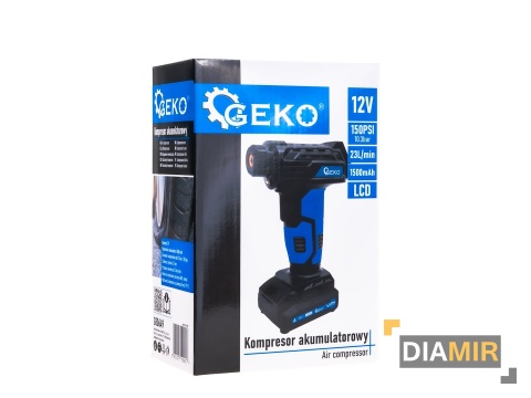 KOMPRESOR AKUMULATOROWY SAMOCHODOWY POMPKA 12V 10.3 BAR 23L/MIN LED LCD