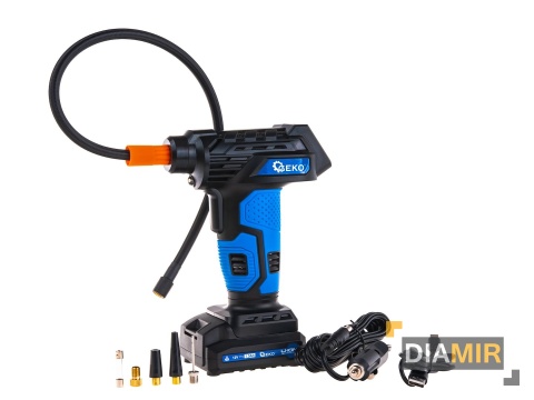 KOMPRESOR AKUMULATOROWY SAMOCHODOWY POMPKA 12V 10.3 BAR 23L/MIN LED LCD