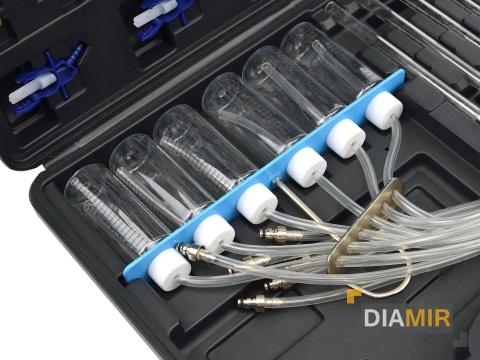 Przelewowy tester wtryskiwaczy COMMON RAIL zestaw diagnostyczny