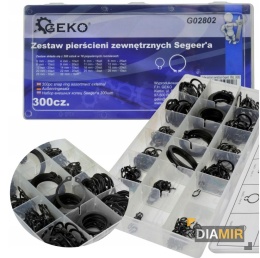 Segery pierścienie osadcze segera zewnętrzne Geko 300 el.