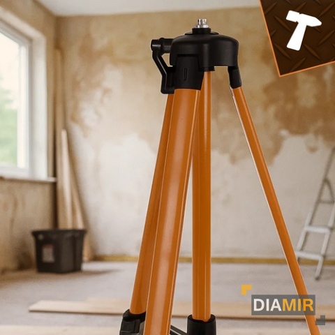 Statyw do lasera krzyżowego poziomicy laserowej z libellą gwint 5/8"