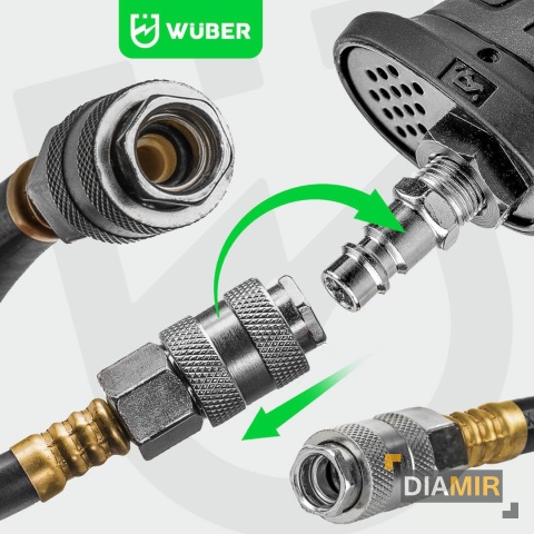 WĄŻ PNEUMATYCZNY GUMOWY DO KOMPRESORA 20 m 6x13MM