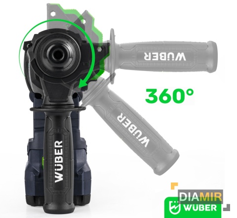 WIERTARKA MŁOTOWIERTARKA 1000 W AKUMULATOROWA 2 J MŁOT UDAROWY MOCNA SDS+