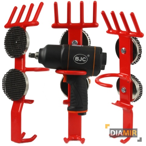 WIESZAK KLUCZA PNEUMATYCZNEGO kluczy nasadowych 2x MAGNES