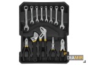 Walizka narzędziowa z wyposażeniem 187 el. zestaw narzędzi w walizce