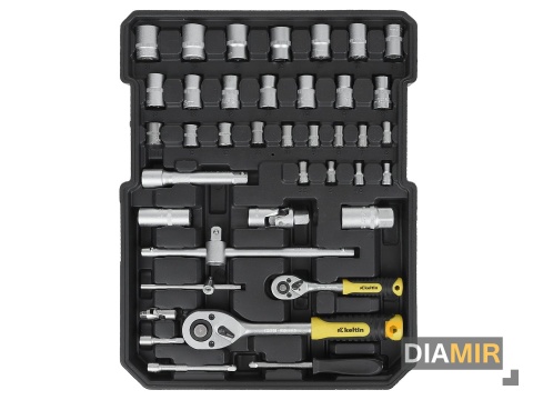 Walizka narzędziowa z wyposażeniem 187 el. zestaw narzędzi w walizce