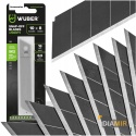 ZESTAW 10 OSTRZY WKŁADY DO NOŻA NOŻYKI DO TAPET OSTRZA ŁAMANE 18X100 WUBER