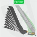 ZESTAW 10 OSTRZY WKŁADY DO NOŻA NOŻYKI DO TAPET OSTRZA ŁAMANE 18X100 WUBER
