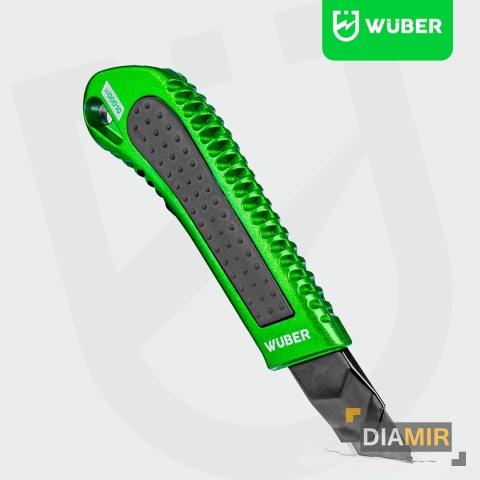 NÓŻ DO TAPET 18MM WYSUWANY TAPECIAK METALOWY ŁAMANE OSTRZE TAPICERSKI WUBER