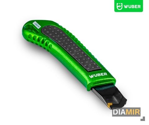 NÓŻ DO TAPET 18MM WYSUWANY TAPECIAK METALOWY ŁAMANE OSTRZE TAPICERSKI WUBER