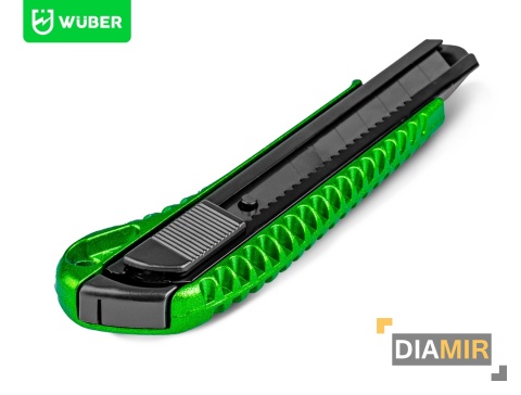 NÓŻ DO TAPET 18MM WYSUWANY TAPECIAK METALOWY ŁAMANE OSTRZE TAPICERSKI WUBER