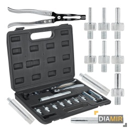 ZESTAW DO MONTAŻU USZCZELNIANIA ZAWORÓW SZCZYPCE DO USZCZELEK WALIZKA GEKO