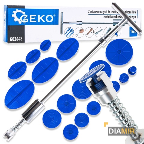 ZESTAW NARZĘDZI DO USUWANIA WGNIECEŃ WGNIOTEK WYCIĄGANIA NAPRAWY KAROSERII