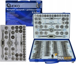 ZESTAW NARZYNEK I GWINTOWNIKÓW M2-M18 GWINTOWNIKI 110 EL KALIBROWNIKI