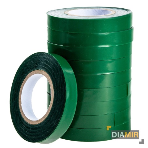 ZIELONA TAŚMA DO TAPENERA 10mm 22m/1szt. ZESTAW 10 szt.
