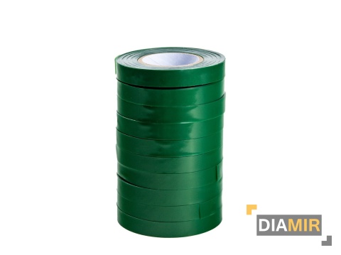 ZIELONA TAŚMA DO TAPENERA 10mm 22m/1szt. ZESTAW 10 szt.