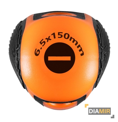 Zestaw 6 el. ŚRUBOKRĘTY WKRĘTAKI z magnesem 6szt. PŁASKI KRZYŻAK NEO