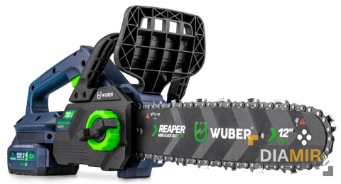 AKUMULATOROWA PILARKA PIŁA ŁAŃCUCHOWA DO DREWNA GAŁĘZIÓWKA 2X AKU WUBER