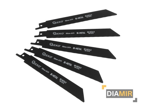 BRZESZCZOT DO PIŁY SZABLASTEJ DO METALU BI-METAL 150mm 24TPI ZESTAW 5SZT.