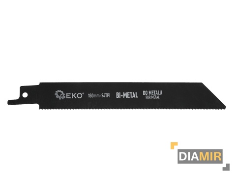 BRZESZCZOT DO PIŁY SZABLASTEJ DO METALU BI-METAL 150mm 24TPI ZESTAW 5SZT.
