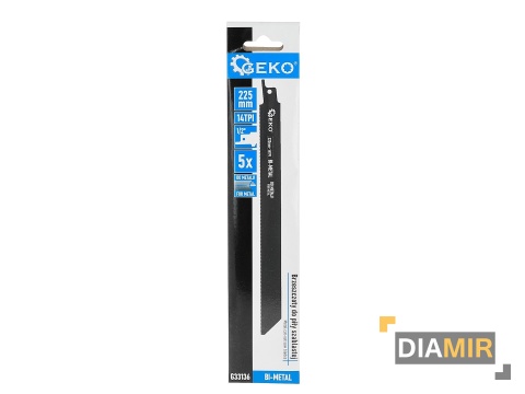 BRZESZCZOT DO PIŁY SZABLASTEJ DO METALU BI-METAL 225mm 14TPI ZESTAW 5SZT.