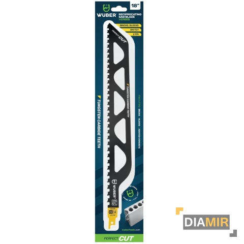 BRZESZCZOTY DO PIŁY SZABLASTEJ NÓŻ DO WYRZYNARKI DO BETONU CEGIEŁ 18" WUBER