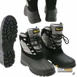 BUTY ROBOCZE wysokie na zimę śniegowce r. 46 jeden odlew CIEPŁE
