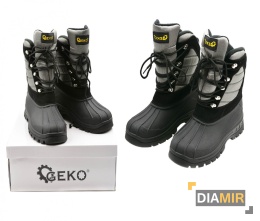 BUTY ROBOCZE wysokie na zimę śniegowce r. 46 jeden odlew CIEPŁE