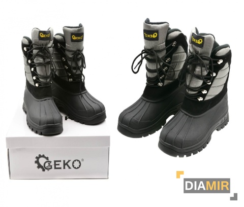 BUTY ROBOCZE wysokie na zimę śniegowce r. 46 jeden odlew CIEPŁE