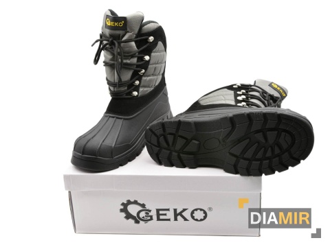 BUTY ROBOCZE wysokie na zimę śniegowce r. 46 jeden odlew CIEPŁE