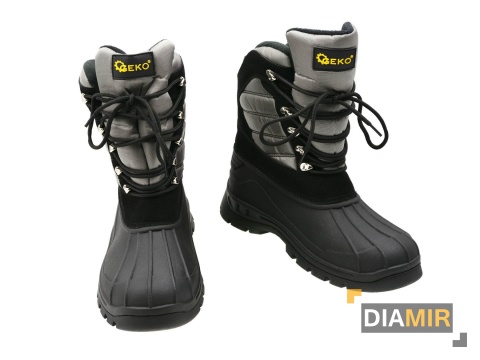 BUTY ROBOCZE wysokie na zimę śniegowce r. 46 jeden odlew CIEPŁE