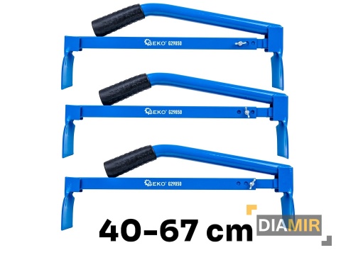 CHWYTAK DO PRZENOSZENIA CEGIEŁ PŁYT KOSTKI BRUKOWEJ 40-67CM STAL 3MM