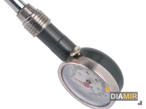 CIŚNIENIOMIERZ z manometrem DO KÓŁ SAMOCHODÓW CIĘŻAROWYCH 0,5 - 7,5 bar
