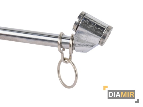 CIŚNIENIOMIERZ z manometrem DO KÓŁ SAMOCHODÓW CIĘŻAROWYCH 0,5 - 7,5 bar